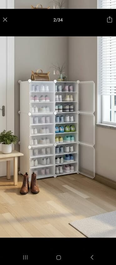 полочка для обуви: Полка для обуви. Материал тенд. Каркас железный — 2