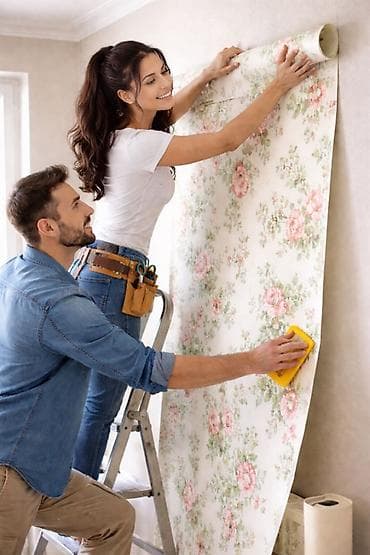 Поклейка обоев — и другой мелкосрочный ремонт. Быстро, качественно