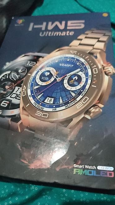 Смарт-часы HW5 Ultimate (WearFit) - Дисплей: 1.52", AMOLED — яркая at lalafo.kg Смарт-часы HW5 Ultimate (WearFit) - Дисплей: 1.52", AMOLED — яркая