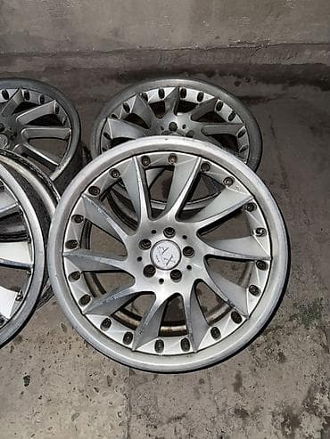 Литые Диски R 18 AMG, Комплект, отверстий - 5, Б/у at lalafo.kg Литые Диски R 18 AMG, Комплект, отверстий - 5, Б/у