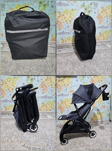 где можно починить коляску: Коляска, цвет - Черный, Новый — 2