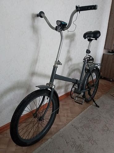 складные детские велосипеды: Складной городской велосипед с колесами 20". Особенности: - Складная — 2