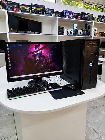 Компьютер, ядролор - 4, ОЭТ 8 ГБ, Жумуш, окуу үчүн, Колдонулган, Intel Core i7, HDD + SSD