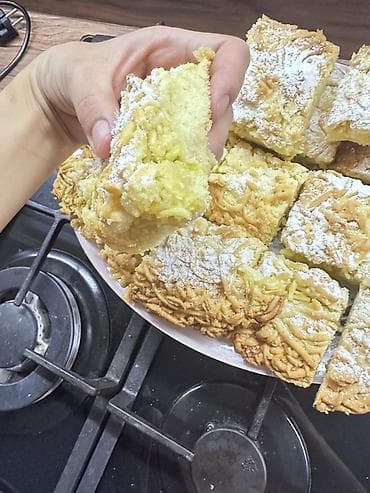 алма сатып алам: Район Кызыл Аскер (Фучика парк) Домашняя тертая шарлотка с яблоками — 2