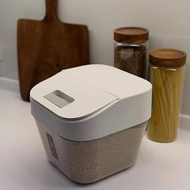 диспенсер для сыпучих: Пищевой контейнер, цвет - Белый, Самовывоз, Платная доставка — 2