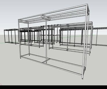 оборудование для бутика: Торговое оборудование стеллажи вешало любой сложности индивидуально — 4