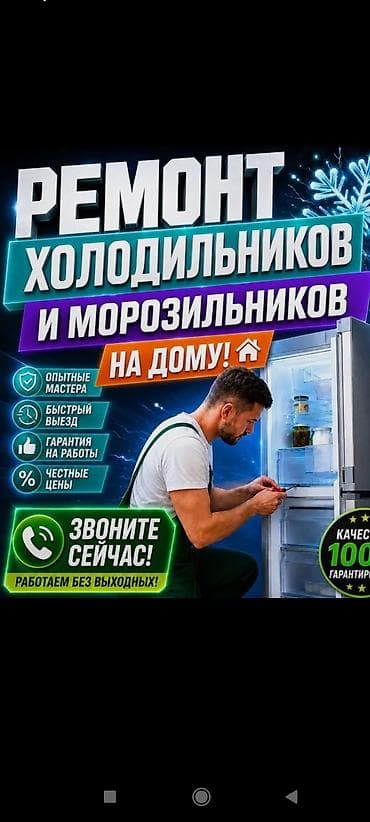 Ремонт холодильников и морозильников на дому. - Выезд мастера на
