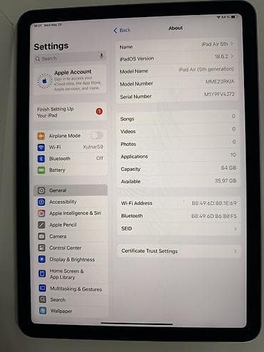 ipad mini 6 бу: Планшет, Apple, память 64 ГБ, 10" - 11", Wi-Fi, Б/у — 4