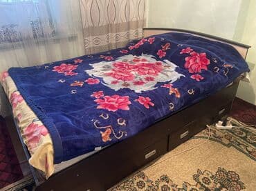 настенные часы электронные: Спальный гарнитур, Б/у, Тумба, Шкаф, Комод, Кыргызстан, Самовывоз, цвет - Белый — 2