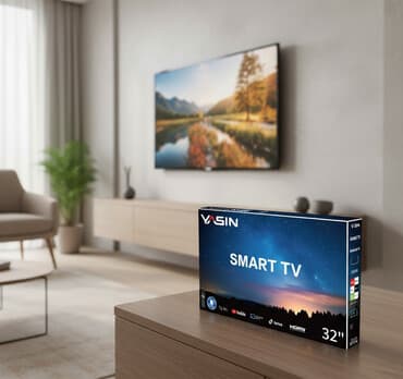 видео регистрация: Смарт-телевизор YASIN 32" - Диагональ: 32" - Операционная система — 1