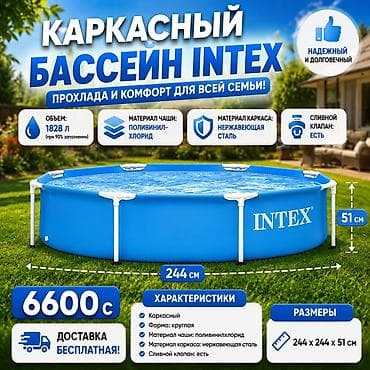 ski: Бассейны INTEX для всей семьи — надувные и каркасные Надувные INTEX — 3