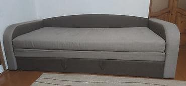 Диван - Кровать. Серого цвета, состояние хорошее. Цена договорная at lalafo.kg Диван - Кровать. Серого цвета, состояние хорошее. Цена договорная
