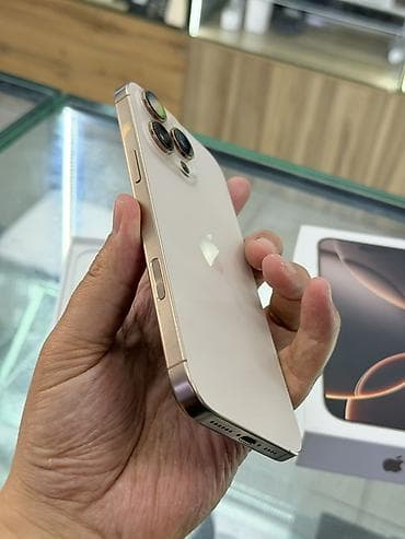 iphone 12 pro max bishkek: IPhone 16 Pro Max, Б/у, 256 ГБ, Desert Titanium, Коробка, 92 % — 6