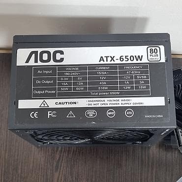 pf 650w: Блок питания, Новый, 650 Вт, 80 Plus, 650 Вт — 5