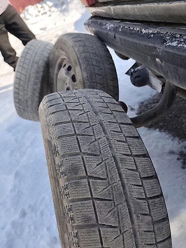 Колеса в сборе R 15, Зима, Б/у, Комплект, Легковые, Железные, отверстий - 4