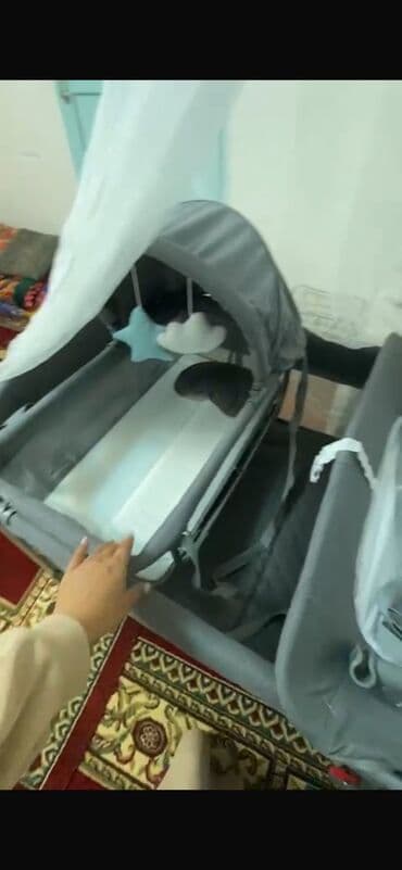 универсальный набор инструментов для дома: Манеж-кровать, Новый, Складной — 5