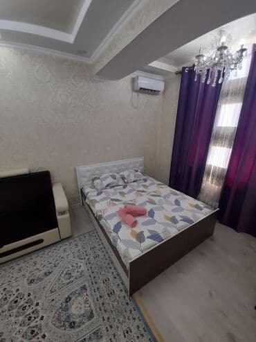 суточные квартиры бишкек филармония: 1 комната, Душевая кабина, Постельное белье, Кондиционер — 1