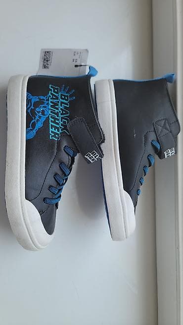 soft shell: Детские высокие кеды H&M Black Panther (Marvel) Чёрная пантера — 3