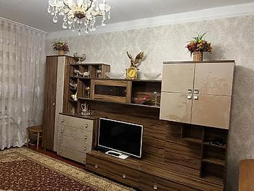 osh flats: 2 комнаты, 56 м², 105 серия, 1 этаж, Евроремонт — 3