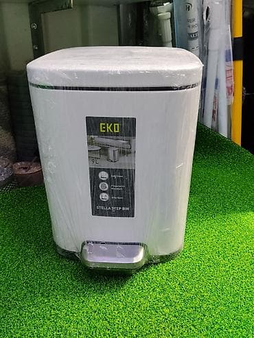Хозтовары: Мусорное ведро EKO Stella Step Bin, 9 л - Педальное открывание — 1