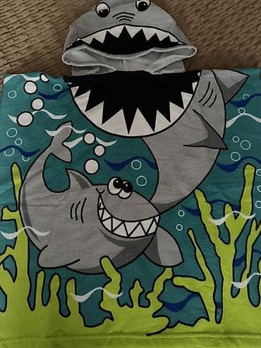 пошив детской одежды: Детское пончо-полотенце с капюшоном “ до 7 лет — 1