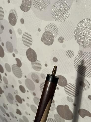 Разборный бильярдный кий - Двухсоставной: турняк из тёмного дерева и