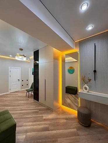 3 комнаты, 97 м², Асанбай мкр 12 этаж, Дизайнерский ремонт — 1