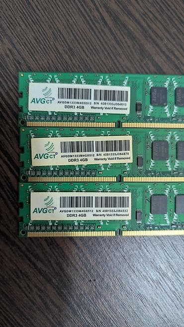 6900 xt: Оперативная память, Б/у, 4 ГБ, DDR3, 1333 МГц, Для ПК — 2