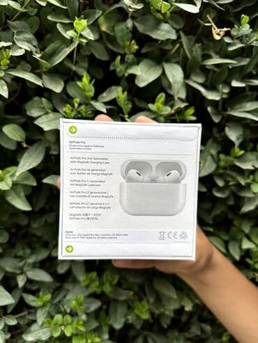 наушники с микрофоном: Вакуумные, Apple, Новый, Беспроводные (Bluetooth), Классические — 3