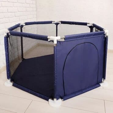 набор для песочницы: Манеж 120х65 см, разборный, поставляется в коробке. Разные расцветки — 2