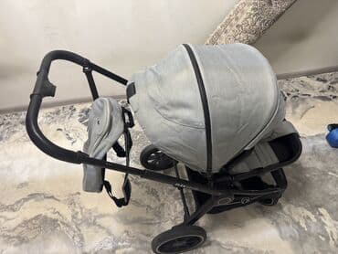 удобные: Коляска, цвет - Черный, Б/у — 6