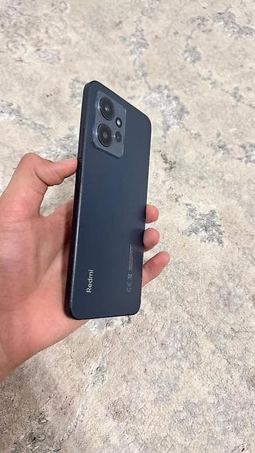 gts 2: Redmi, Redmi Note 12, Б/у, 128 ГБ, цвет - Черный, 2 SIM — 1