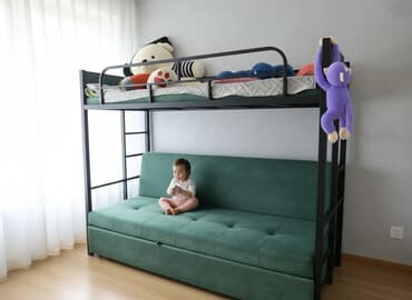 двухъярусные кровати в рассрочку: Двухъярусная кровать, С выкатной системой — 1