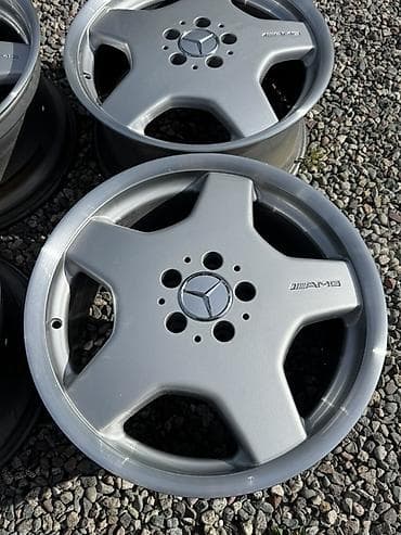 audi a2: Литые Диски R 18 AMG, Комплект, отверстий - 5, Б/у — 3