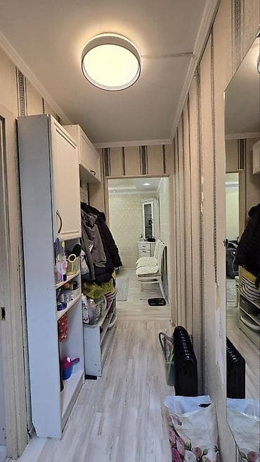 комнаты ысык кол: 2 бөлмө, 43 м², 104-серия, 2 кабат — 10