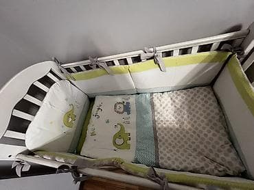 Офисная мебель: Манеж-кровать, Б/у, С комодом — 3