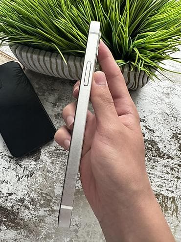 ipad 64: IPhone 12, Б/у, 128 ГБ, Белый, Защитное стекло, Чехол, Кабель, 95 % — 5