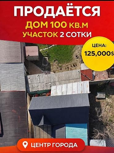 🏡 Продается дом 📍 Адрес: Алты-Бакан 280А🏠 Дом: 3-комнатный📐 Площадь