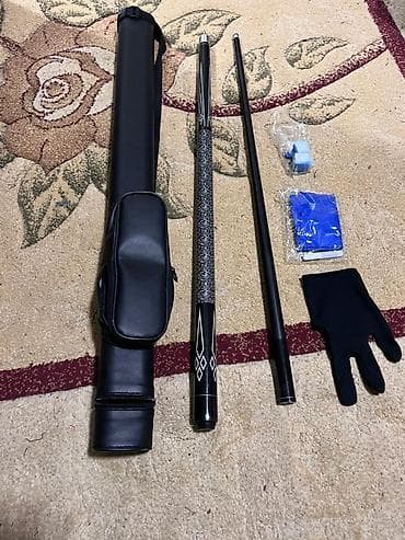 Набор для бильярда/пула: - Кий разборный (2 части) с резьбовым