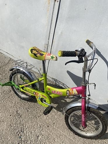 bmb 39: Детский велосипед, 2-колесный, 4 - 6 лет, Для девочки, Б/у — 5