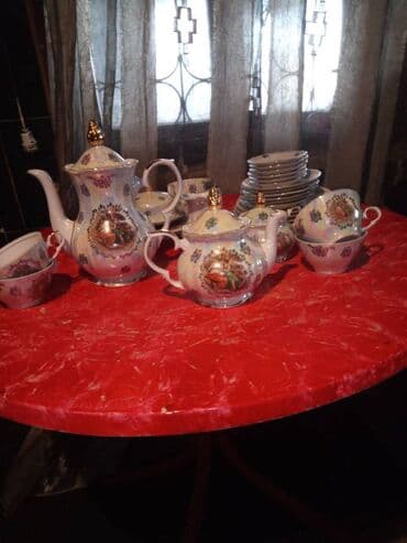 Идиш-аяк: Продается сервиз Мадонна,производства ГДР. Новый,состоит из 30 — 5