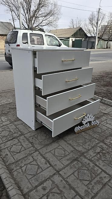 Комоды для одежды: Комод для одежды, Без зеркала, ЛДСП, цвет - Белый — 2