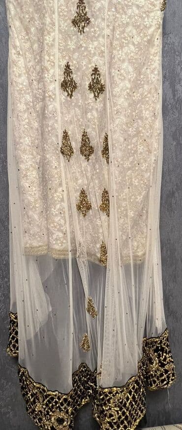 платье для беременных из фатина: Вечернее платье, Русалка, Длинная модель, Вискоза, Без рукавов, Камни, M — 5