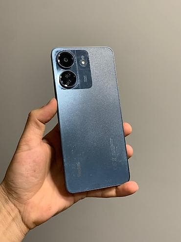 Redmi, Redmi 13C, Б/у, 128 ГБ, цвет - Синий, 2 SIM
