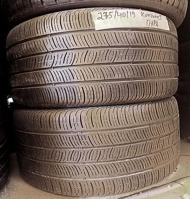 2 8: Шины 275 / 40 / R 19, Лето, Б/у, Пара, Легковые, Корея, Continental — 1