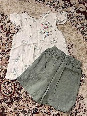 летние одежды: Комплект, цвет - Белый — 1