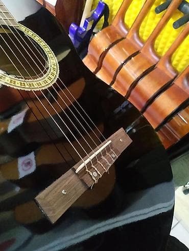Гитаралар: Классическая гитара Squier by Fender, черный глянцевый цвет — 4