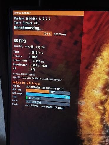 geforce 1070: Компьютер, ядер - 4, ОЗУ 16 ГБ, Для работы, учебы, Б/у, Intel Core i3, AMD Radeon RX 580, HDD + SSD — 6