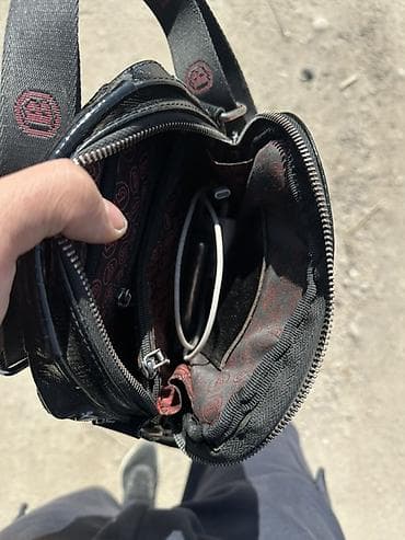 Личные вещи: Классическая сумка, Butun, Материал: Искусственная кожа, Множество карманов, Мужские — 4