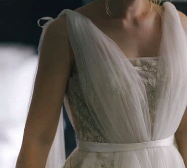 свадебные платья больших размеров: Свадебное платье, XS, С корсетом, Новый — 3